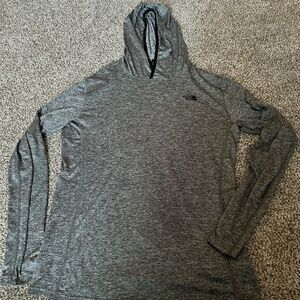 NEW North Face Grey Lightweight Hoodie